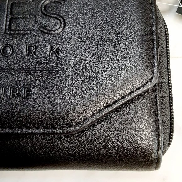 JONES NEW YORK Leather Crossbody Black - NWT - Picture 8 of 8